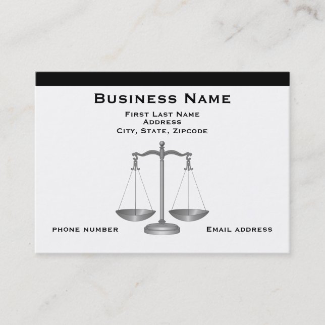 Legal Business Cards (Front)