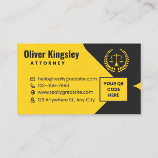 Legal Counsel – modern and professional Business Card