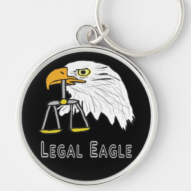Legal Eagle Key Ring (Front)
