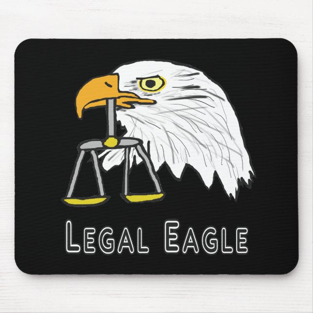 Legal Eagle Mouse Pad (Front)