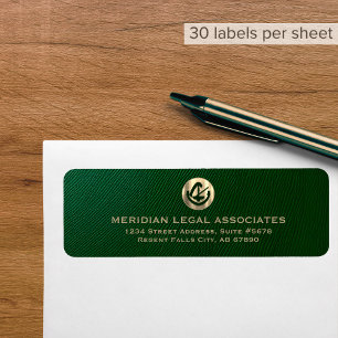 Legal Emblem Return Address Label