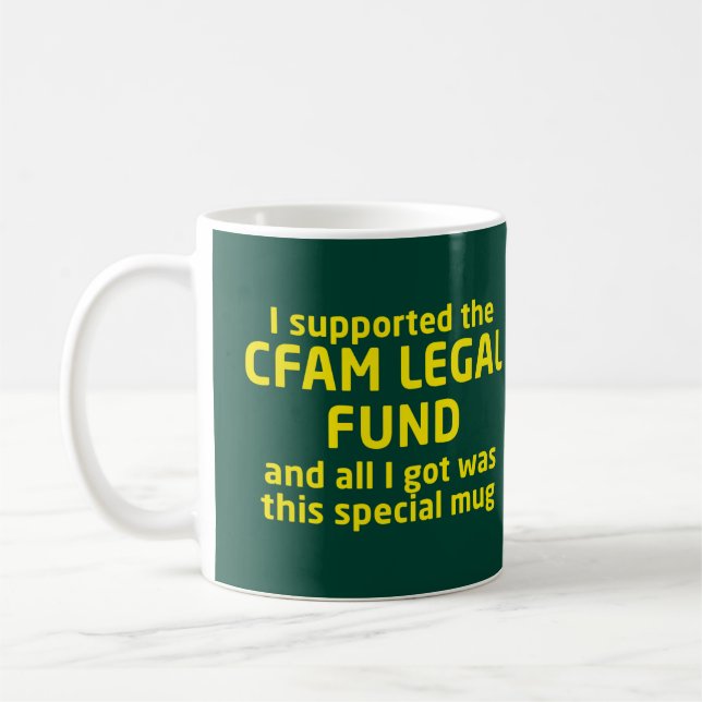 Legal Fund Mug (Left)