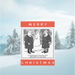 Legal Lawyers And a Snowman Cartoon Christmas Card<br><div class="desc">Legal Christmas Card. Christmas card with funny cartoon with lawyers and a snowman. Card design for lawyers,  solicitors,  legal businesses,  or law and the legal profession. Funny Christmas card to personalise with your own details and to send out at Xmas.</div>