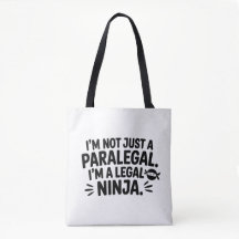 Legal Ninja Paralegal Tote | Law Gift