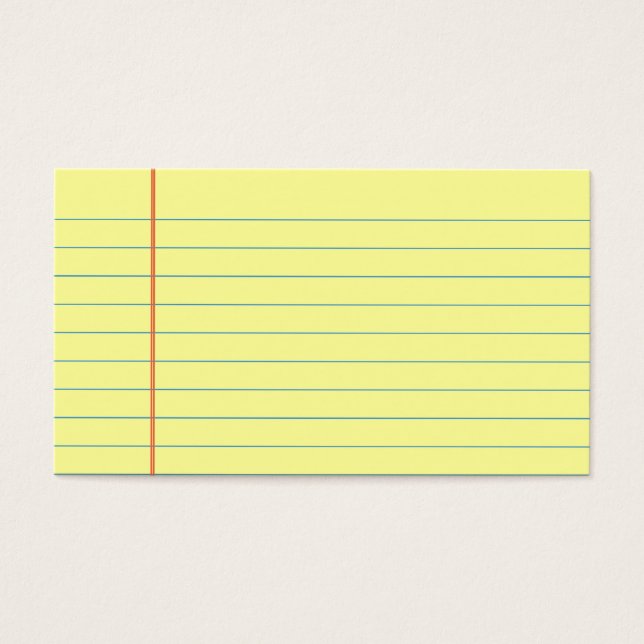 Legal Pad Pattern (Front)