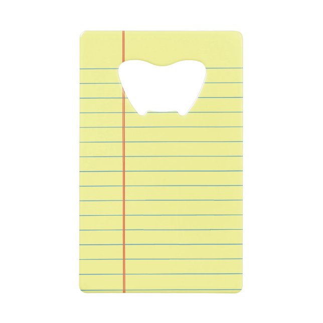 Legal Pad Pattern (Front)