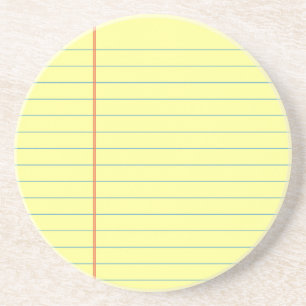 Legal Pad Pattern Coaster