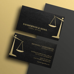 Legal professional attorney at law business card