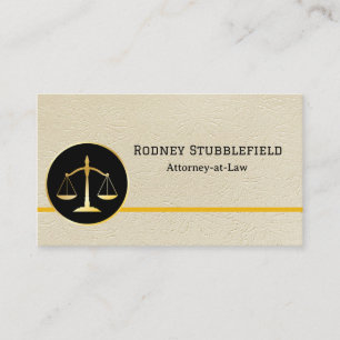 Legal Professional / Attorney elegant Business Card