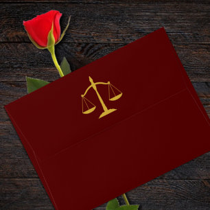 Legal Professional Graduation Party Envelope