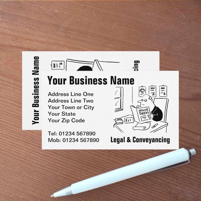 Legal & Property House Conveyancing Business Card (Creator Uploaded)
