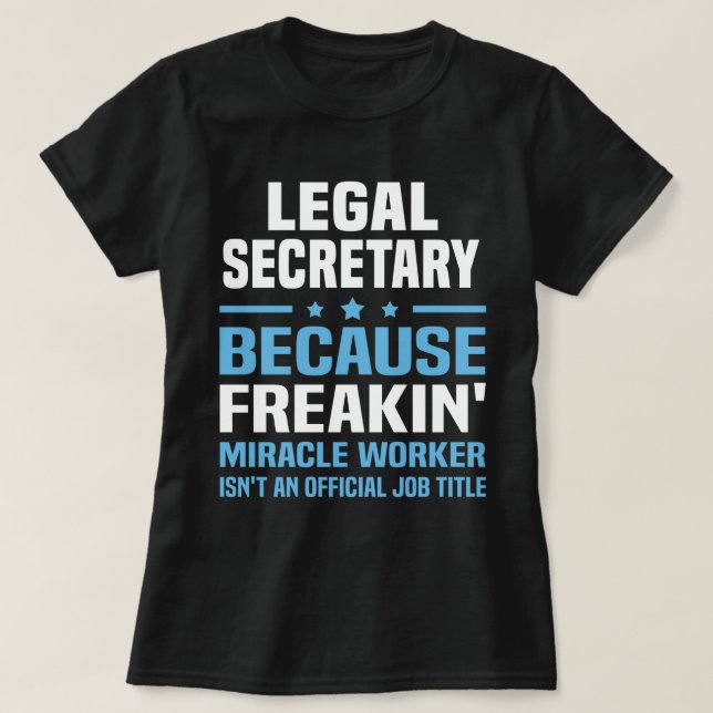 Legal Secretary T-Shirt (Design Front)