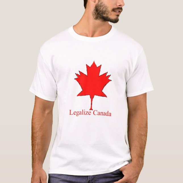 Legalise Canada T-Shirt (Front)