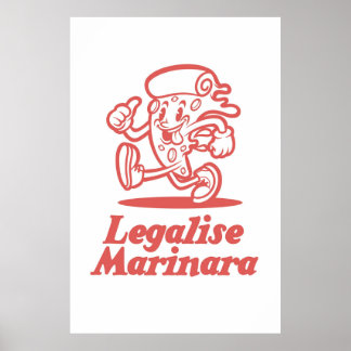 Legalise Marinara Poster