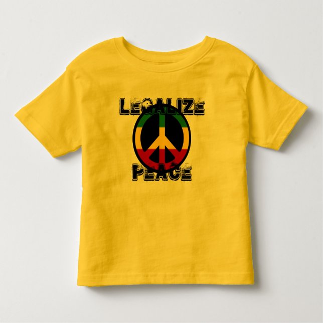 Legalise Peace Toddler T-Shirt (Front)