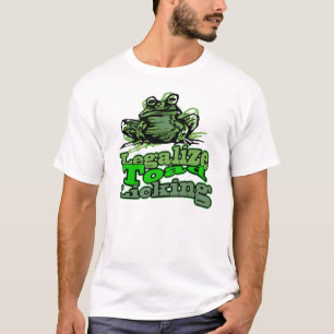 Legalise Toad Licking T-Shirt