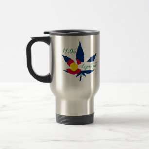 legalised Colorado Travel Mug