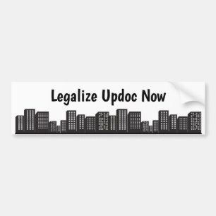 LEGALIZE UPDOC BUMPER STICKER
