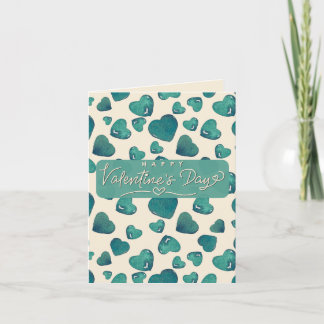 legant Watercolor Valentine's Day Card 