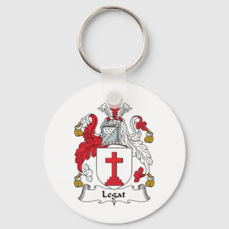 Legat Family Crest Key Ring