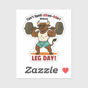 Legen-Dairy Leg Day – Funny Bull Squat Workout