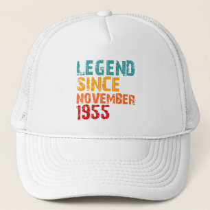 Legend 1955 70th Birthday Gifts for Men Women 70 Y Trucker Hat