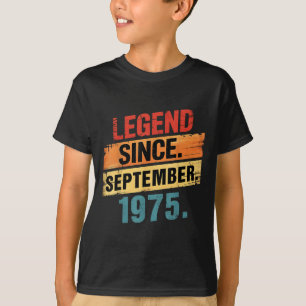 Legend 1975 50th Birthday Gifts For Men Women 50 Y T-Shirt