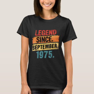 Legend 1975 50th Birthday Gifts For Men Women 50 Y T-Shirt