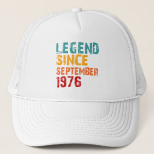 Legend 1976 50th Birthday Gifts for Men Women 50 Y Trucker Hat