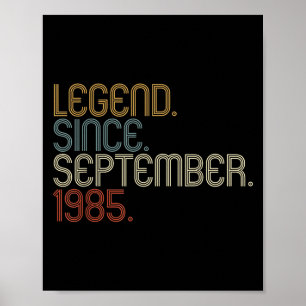 Legend 1985 40th Birthday Gifts For Men Women 40 Y Poster