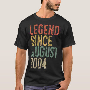 Legend 2004 21St Birthday Gifts For Men Women T-Shirt