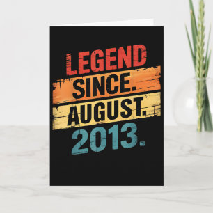 Legend 2013 12th Birthday Gifts For Boy Girl 12 Ye Card