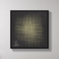 Legend- Abstract art stretched canvas