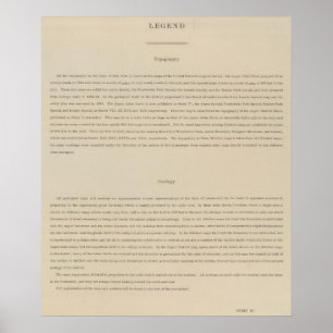 Legend Atlas to the Geology Of The Aspen District Poster