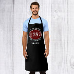 Legend Black Apron<br><div class="desc">Celebrate the birth of a legend with this custom birthday apron! With this unique and personalised print,  you can let your loved one or friend know how much you care.</div>