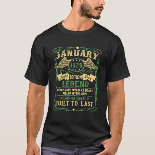 Legend Born January 1979 43Rd Birthday Gifts Funny T-Shirt