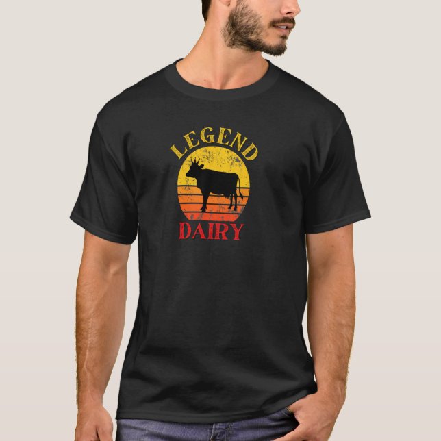 Legend Dairy Cow A Legend On The Farm Pullover (Front)