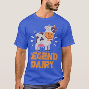 Legend Dairy Cow Cattle Heifer Farmer Anime Kawaii T-Shirt