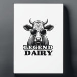 Legend Dairy Funny Farmer Cow Farmer Pun Graphic T Plaque<br><div class="desc">Legend Dairy Funny Farmer Cow Farmer Pun Graphic T-Shirt (3)</div>