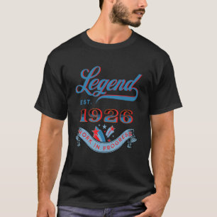Legend Est 1926 Work In Progress Birthday T-Shirt