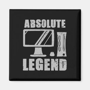 Legend Funny Video Game Player Quote Pc Gaming Rig Magnet