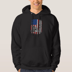 Legend Has Retired Truck Driver American Flag Desi Hoodie