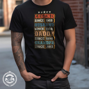 Legend Husband Daddy Grandpa Customised  T-Shirt