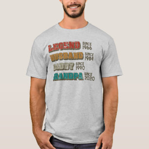 Legend Husband Daddy Grandpa Customized T-Shirt