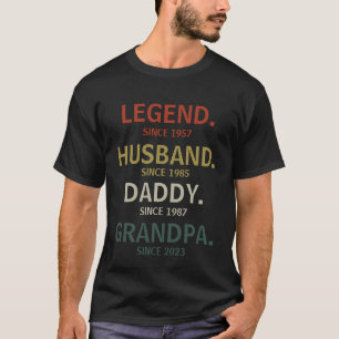 Legend Husband Daddy Papa Customised T-Shirt