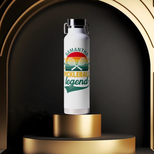 Legend Monogram Pickle Ball  Pickleball  Water Bottle (Creator Uploaded)