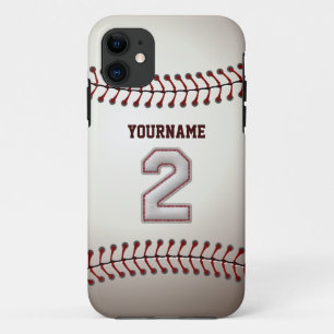 Legend Number 2 Shortstop - Custom Name Baseball Case-Mate iPhone Case