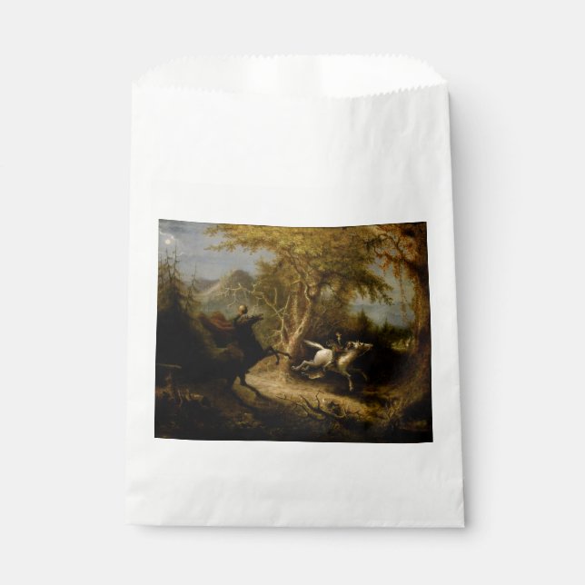 Legend of Headless Horseman Halloween Ghost Favour Bags (Front)