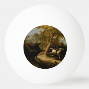 Legend of Headless Horseman Halloween Ghost Ping Pong Ball