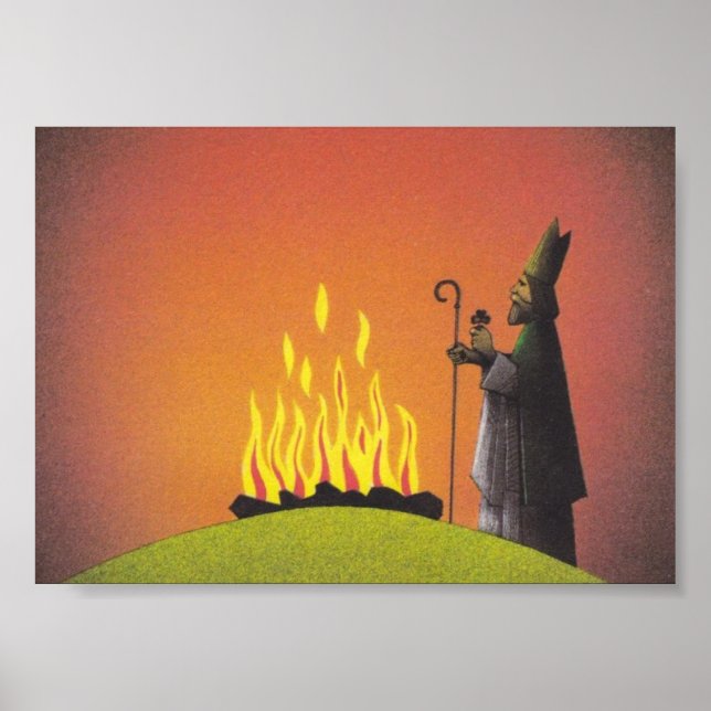 Legend of Saint Patrick and the Paschal Fire Poster (Front)